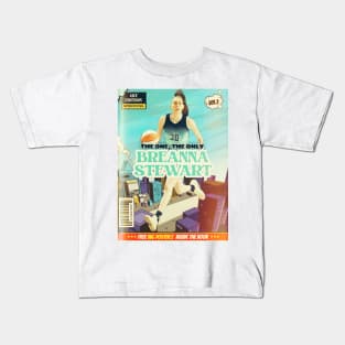 breanna stewart comic book Kids T-Shirt